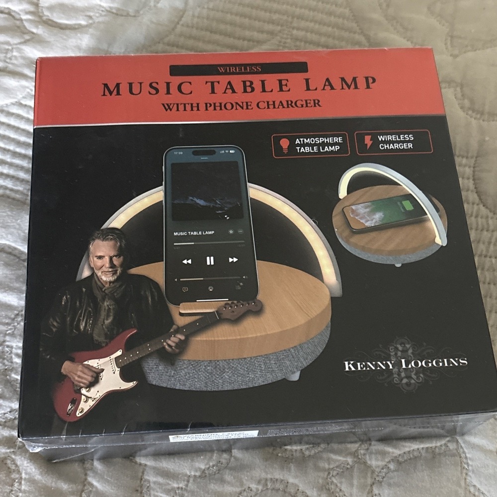 Music Table Lamp Wireless Phone Charger Atmosphere Table Lamp New Kenny Loggins